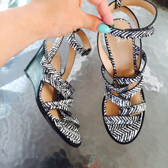 Joe's Jeans Shoes - Joe's authentic color Block sandal wedges Sz 6