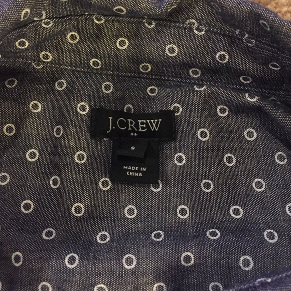 Jcrew polka dot button blouse - Picture 3 of 3