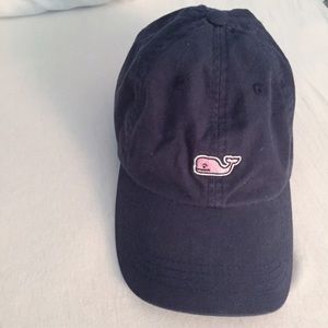 Navy And Pink Vineyard Vines Hat