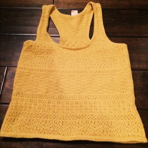 Oscar de la Renta Crochet Tank