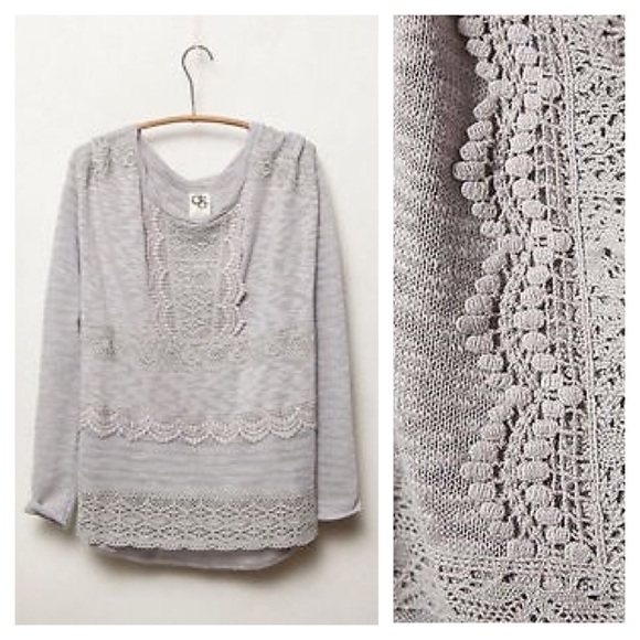 Anthropologie Sweaters - *LAST CHANCE* Crocheted Heirloom Pullover