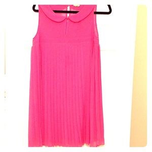 Hot pink shift dress