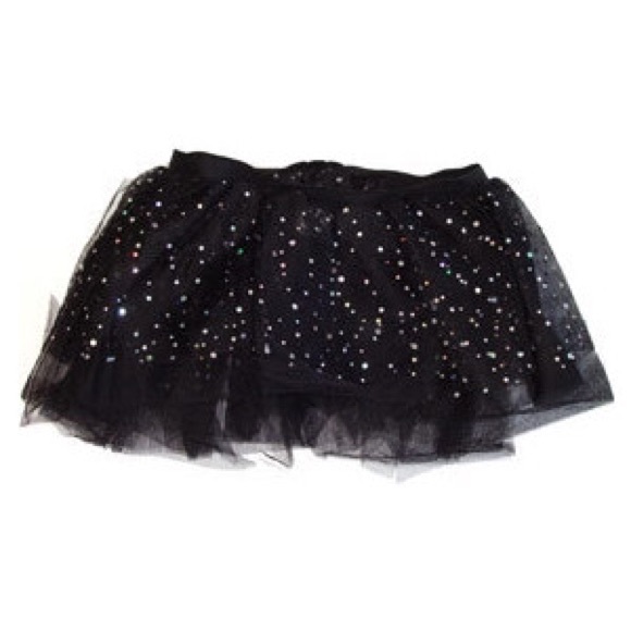 Short cute black sparkly tutu