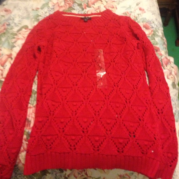 Cute Red Knit Tommy Hilfiger Sweater
