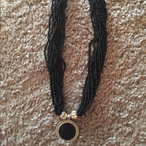 Black necklace from Park Lane Jewelry