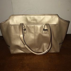 Coach Taylor leather Alexis carryall satchel