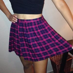 Plaid Forever 21 skirt