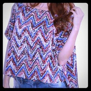 Oversize off the shoulder top