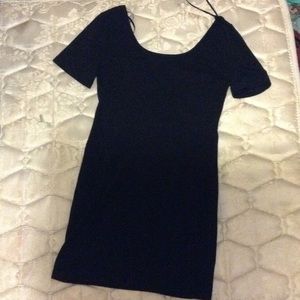 Black tight dress