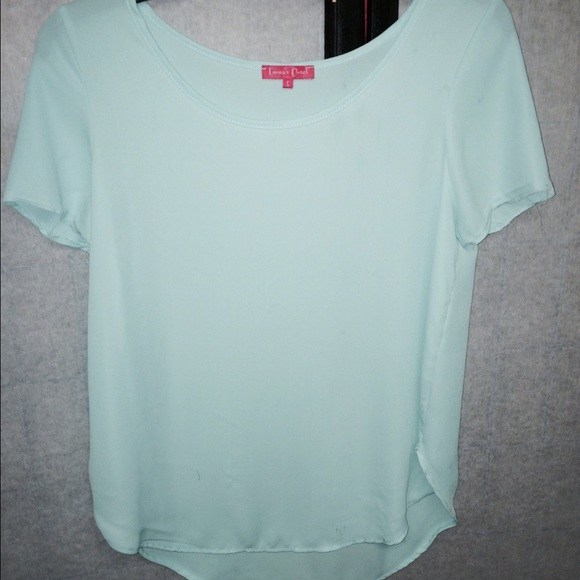 Baby blue blouse