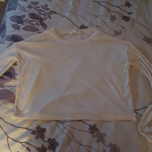 Long sleeve crop top