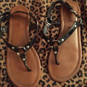 Black sandals