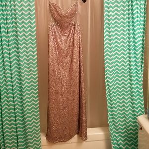 Light gold Gown size 11/12