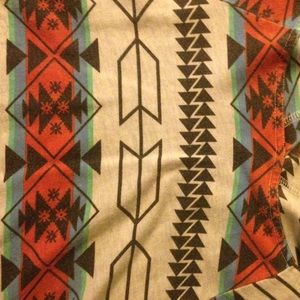 Aztec Forever 21 Sweater Crop Top