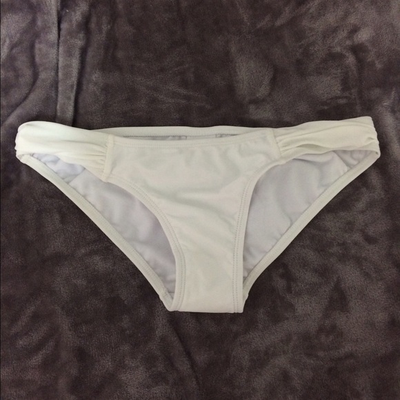 White bikini bottom