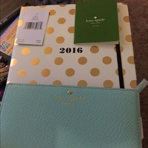 Kate spade wallet new! Turquoise