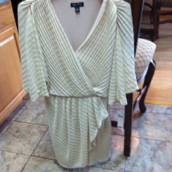 Brand new dress with tags, cream colored