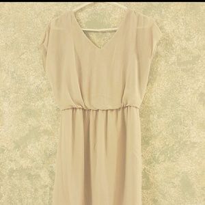 Beige dress