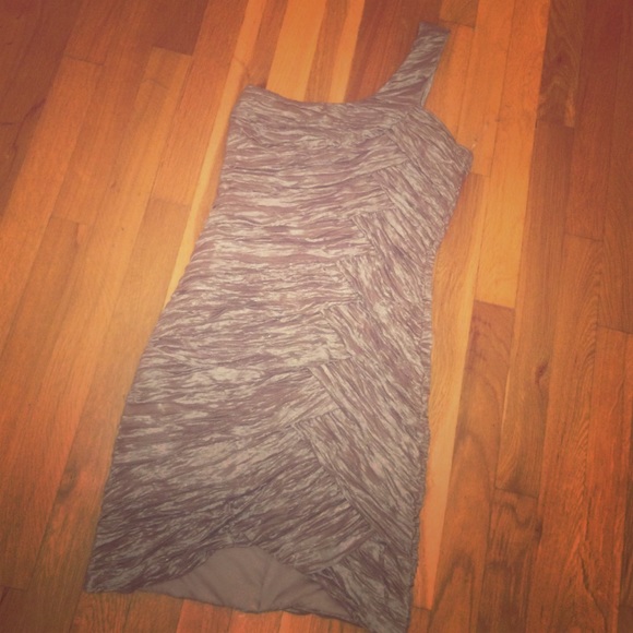 Silver shimmer formal dress