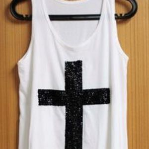 Cross tank top