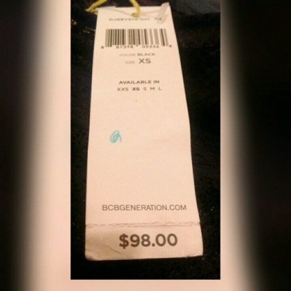 BCBG Black Dress with mesh - Picture 3 of 4