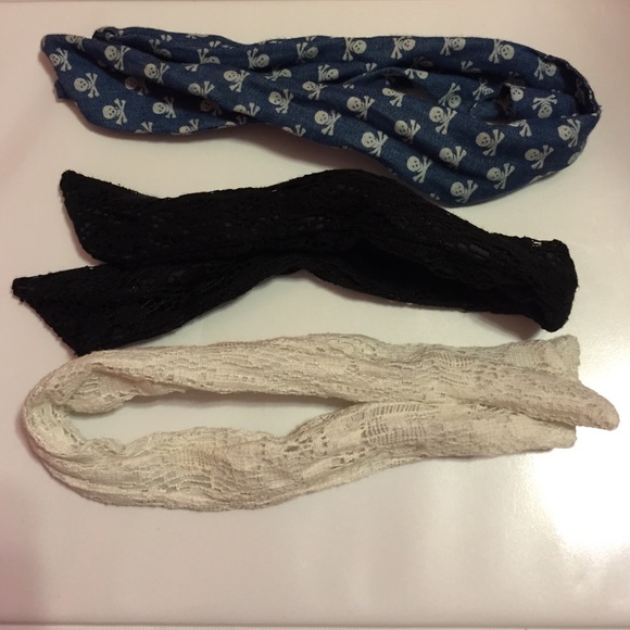 Three-piece hair tie set