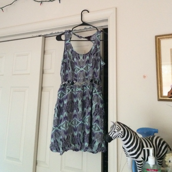 Aztec print dress