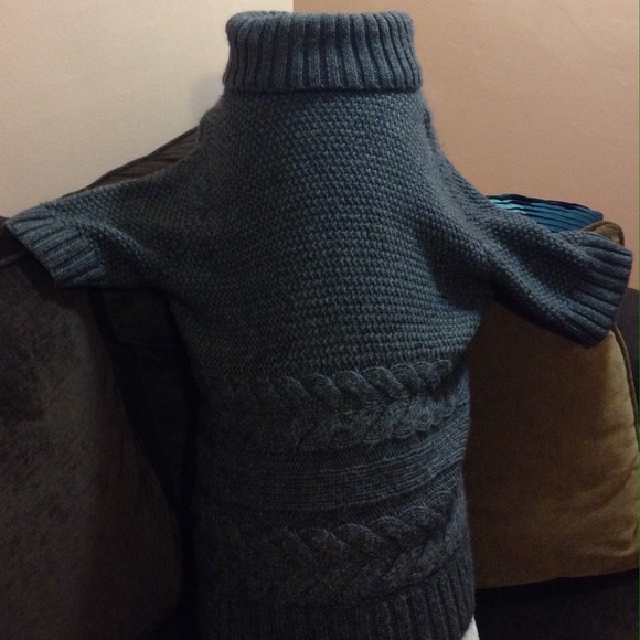 Loft cowl neck shirt sleeve sweater