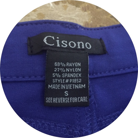 ROYAL BLUE JEGGINGS - Picture 2 of 2