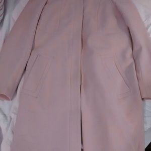 Dusty pink spring/early fall coat