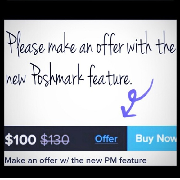 Please use the offer feature