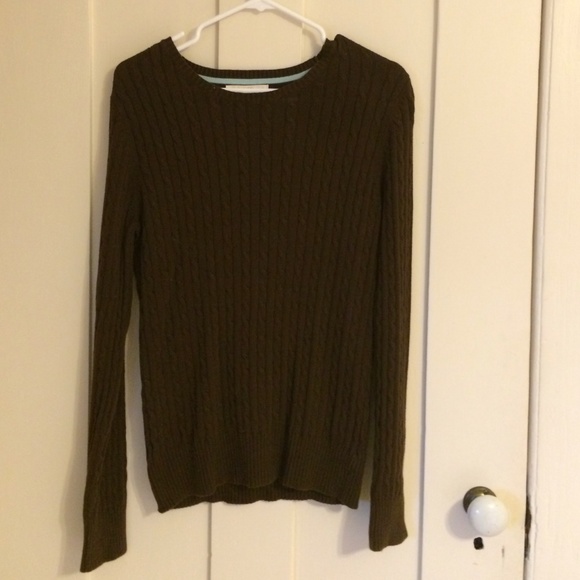 Merona cable sweater, large