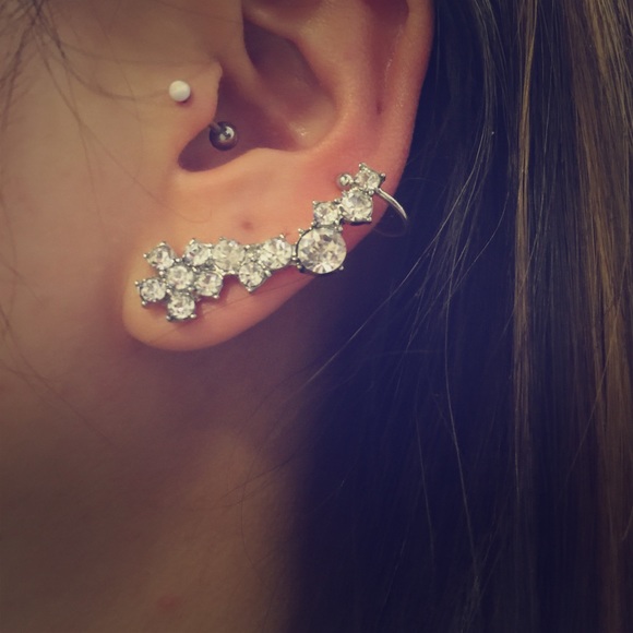 Stunning Sparkling Ear Cuffs