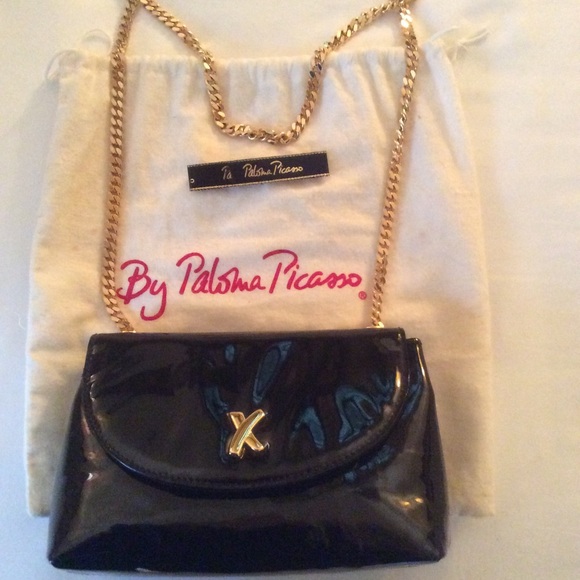Genuine vintage PALOMA PICASSO patent leather bag