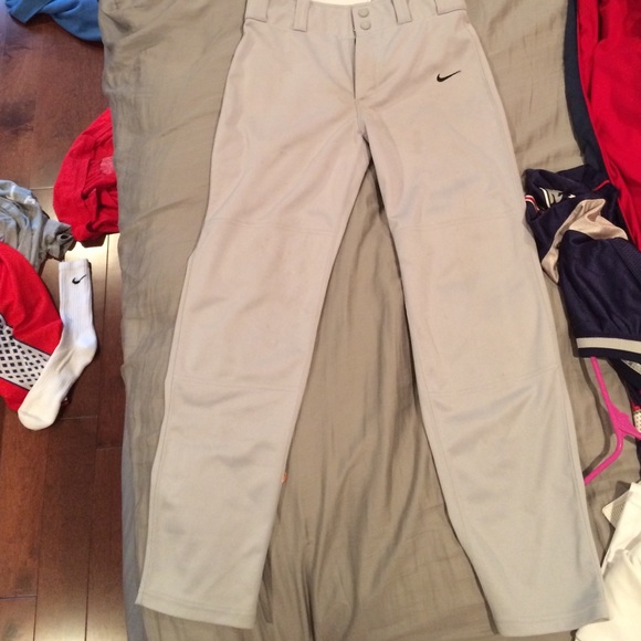 Nike dri_fit baseball pants and baseball belt