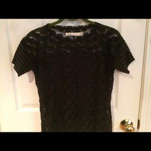 Madewell polka dot and striped t- shirt