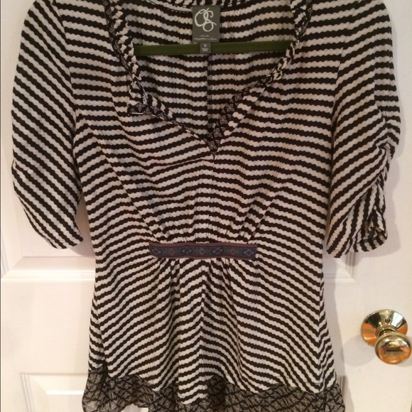 Anthropologie ruffle top