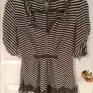 Anthropologie ruffle top