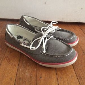 Rock & Candy grey boat shoes