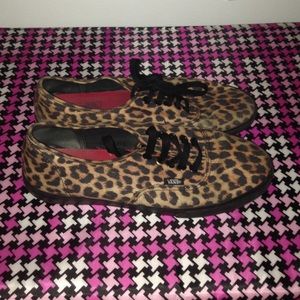 MUST GO !! Leopard print Vans