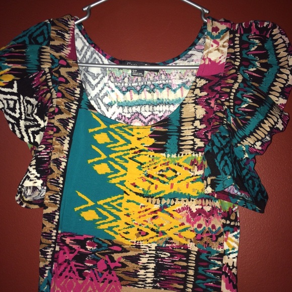 Tribal Print Dress - Picture 2 of 3