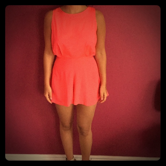 NAVEN electric pink romper