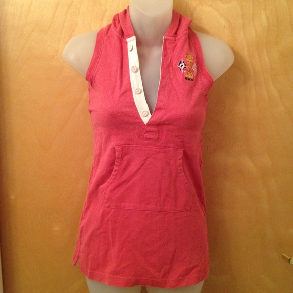 Ralph Lauren rugby hooded tank top