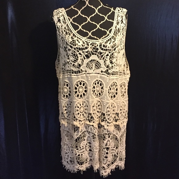 White Lace Dress 2x
