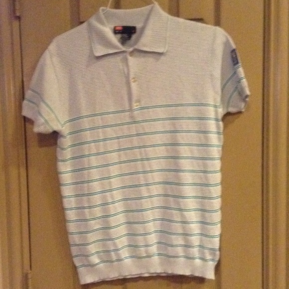 Men's Diesel baby blue striped shirt