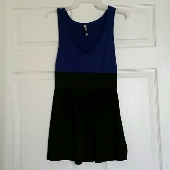 Dress blue and black