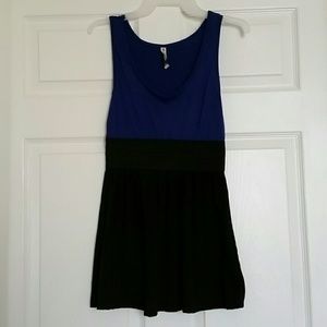 Dress blue and black