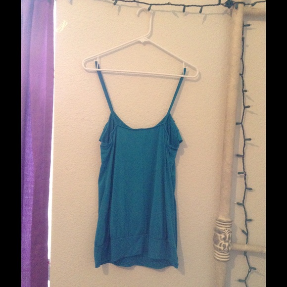 Blue Ruffle Top - Picture 3 of 3