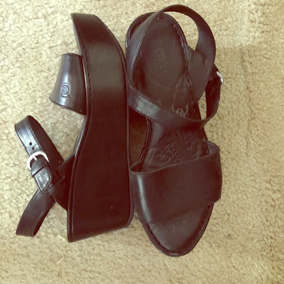 Reduced!!!!!!Born platform black shoes