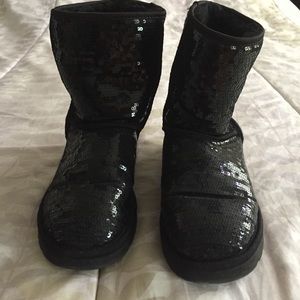 UGG black Sequined boots